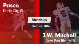 Matchup: Pasco vs. J.W. Mitchell  2016