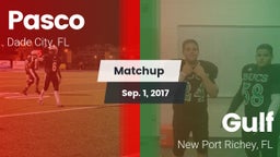 Matchup: Pasco vs. Gulf  2017