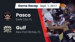 Recap: Pasco  vs. Gulf  2017