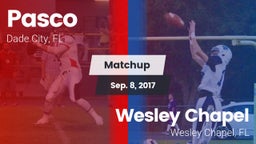 Matchup: Pasco vs. Wesley Chapel  2017