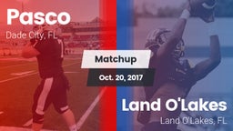Matchup: Pasco vs. Land O'Lakes  2017