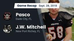 Recap: Pasco  vs. J.W. Mitchell  2018