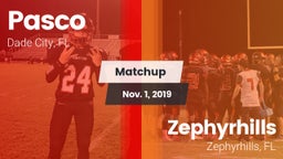 Matchup: Pasco vs. Zephyrhills  2019
