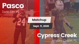Matchup: Pasco vs. Cypress Creek  2020