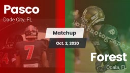 Matchup: Pasco vs. Forest  2020