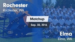 Matchup: Rochester vs. Elma  2016
