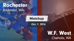 Matchup: Rochester vs. W.F. West  2016