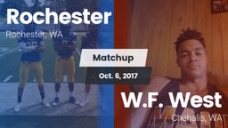 Matchup: Rochester vs. W.F. West  2017