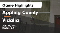 Appling County  vs Vidalia Game Highlights - Aug. 18, 2022