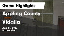 Appling County  vs Vidalia Game Highlights - Aug. 23, 2022