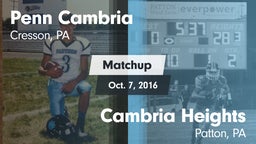 Matchup: Penn Cambria vs. Cambria Heights  2016