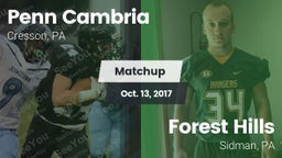 Matchup: Penn Cambria vs. Forest Hills  2017