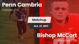 Matchup: Penn Cambria vs. Bishop McCort  2017