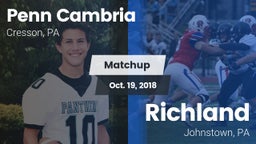 Matchup: Penn Cambria vs. Richland  2018