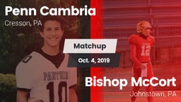 Matchup: Penn Cambria vs. Bishop McCort  2019