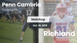 Matchup: Penn Cambria vs. Richland  2019