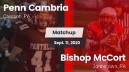 Matchup: Penn Cambria vs. Bishop McCort  2020