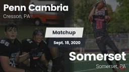 Matchup: Penn Cambria vs. Somerset  2020