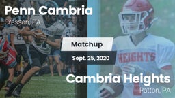 Matchup: Penn Cambria vs. Cambria Heights  2020