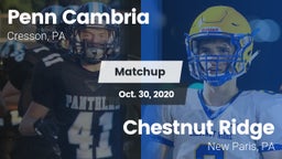 Matchup: Penn Cambria vs. Chestnut Ridge  2020