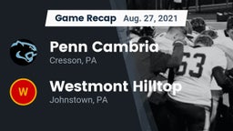 Recap: Penn Cambria  vs. Westmont Hilltop  2021