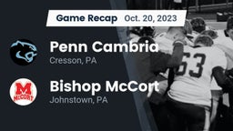 Recap: Penn Cambria  vs. Bishop McCort  2023