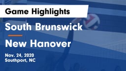 South Brunswick  vs New Hanover  Game Highlights - Nov. 24, 2020