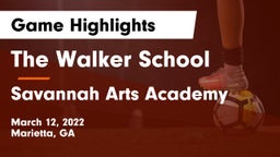 The Walker School vs Savannah Arts Academy Game Highlights - March 12, 2022