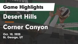 Desert Hills  vs Corner Canyon  Game Highlights - Oct. 10, 2020