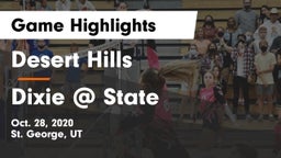 Desert Hills  vs Dixie @ State Game Highlights - Oct. 28, 2020