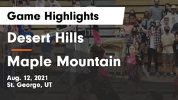 Desert Hills  vs Maple Mountain  Game Highlights - Aug. 12, 2021
