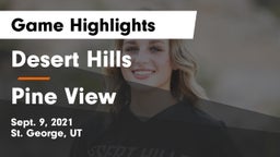 Desert Hills  vs Pine View  Game Highlights - Sept. 9, 2021