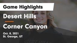 Desert Hills  vs Corner Canyon  Game Highlights - Oct. 8, 2021