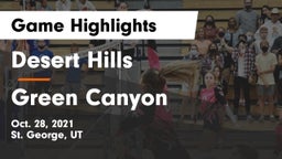 Desert Hills  vs Green Canyon  Game Highlights - Oct. 28, 2021