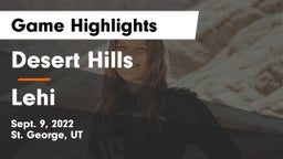 Desert Hills  vs Lehi  Game Highlights - Sept. 9, 2022