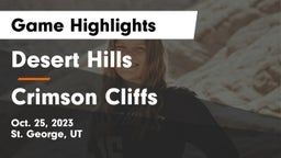 Desert Hills  vs Crimson Cliffs  Game Highlights - Oct. 25, 2023