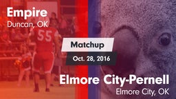 Matchup: Empire vs. Elmore City-Pernell  2016