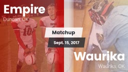 Matchup: Empire vs. Waurika  2017