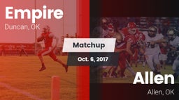 Matchup: Empire vs. Allen  2017