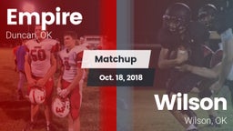 Matchup: Empire vs. Wilson  2018