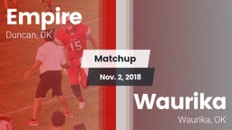 Matchup: Empire vs. Waurika  2018