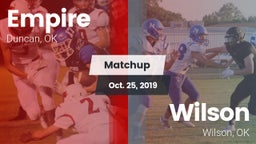 Matchup: Empire vs. Wilson  2019