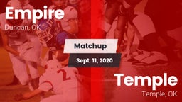 Matchup: Empire vs. Temple  2020