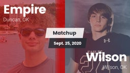 Matchup: Empire vs. Wilson  2020