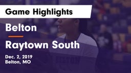 Belton  vs Raytown South  Game Highlights - Dec. 2, 2019