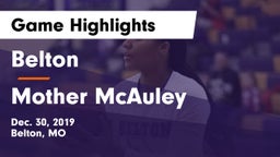 Belton  vs Mother McAuley  Game Highlights - Dec. 30, 2019