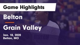 Belton  vs Grain Valley  Game Highlights - Jan. 18, 2020