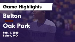 Belton  vs Oak Park  Game Highlights - Feb. 6, 2020