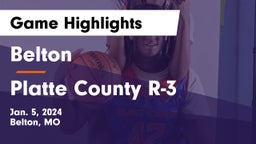 Belton  vs Platte County R-3 Game Highlights - Jan. 5, 2024