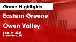 Eastern Greene  vs Owen Valley  Game Highlights - Sept. 14, 2022